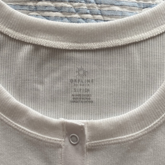 Aerie White Long Sleeve Top - Picture 7 of 11